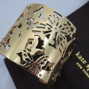 KATE SPADE - All a Flutter Butterfly Floral Cuff